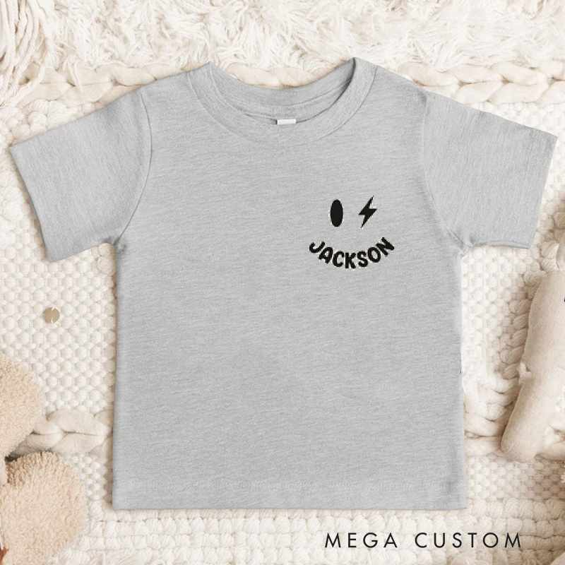 Personalized Five is a Vibe Kids T-Shirt with Bold Lettering and Fun Design for a Stylish Birthday