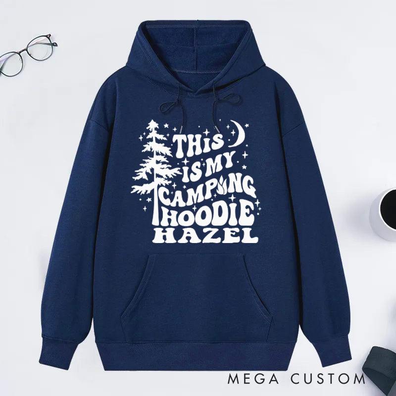 Personalized This Is My Camping Hoodie Camping Family Hoodie Adventure Hoodie Gift for Camping Outdoors Nature Lover