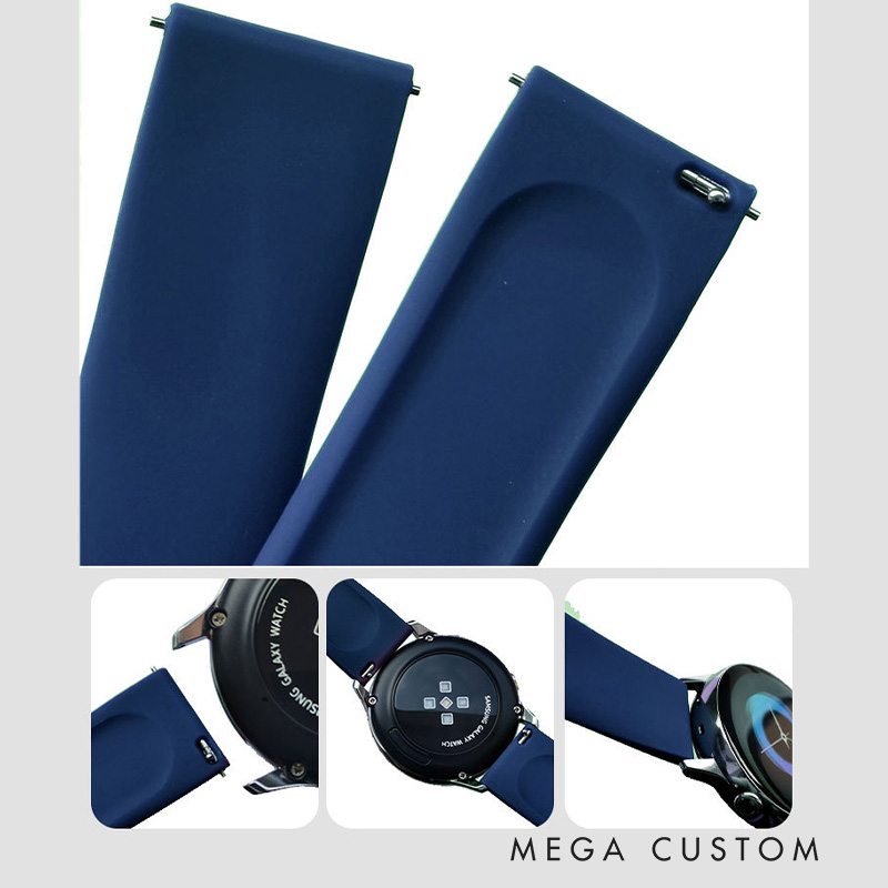 Personalized Virgin Mary with Cross Silicone Watch Band with Name for Huawei Samsung Watch Religious Christian Gift for Her Mother's Day Gift