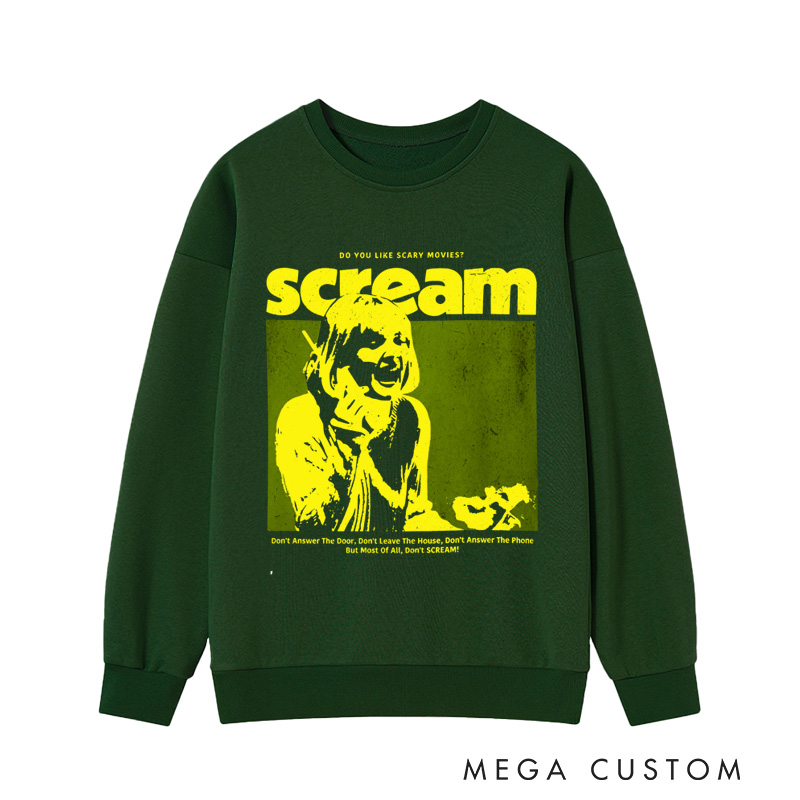 Personalized Do Not Scream Movie Classic Sweatshirt Horror Film Crewneck Movie Shirt