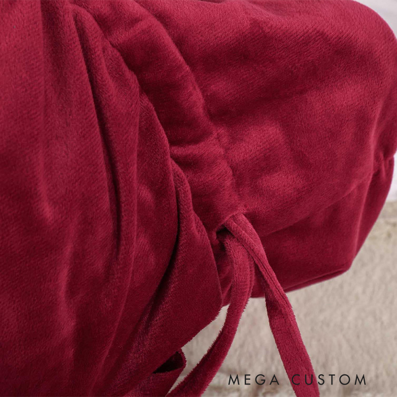 Personalized Faith Velvet Drawstring Santa Sack Christmas Gift Bag with Glitter Name Home Decor Christmas Party Supplies Christmas Gift for Christian