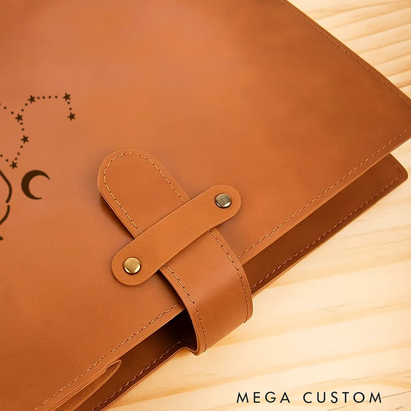 Personalized Zodiac Sign Custom Journal Birthday Gift Month Zodiac Gift Journal Notebook Astrology Gift