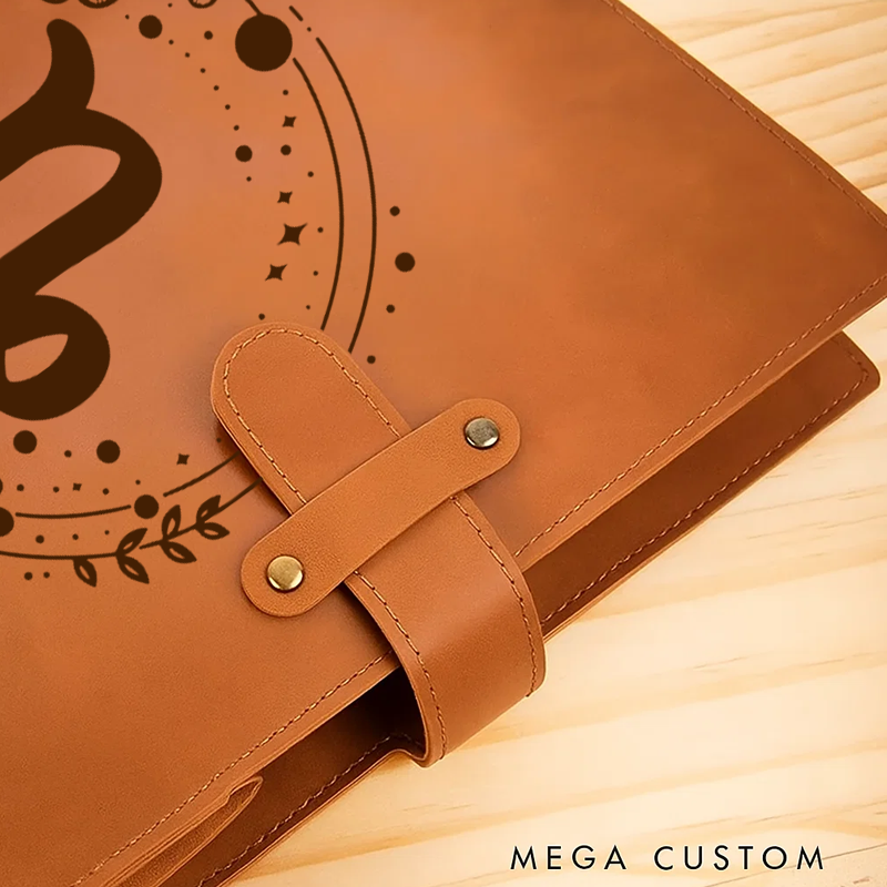 Personalized Zodiac Journal Zodiac Notebook Birthday Gift Month Zodiac Gift Journal Notebook Astrology Gift