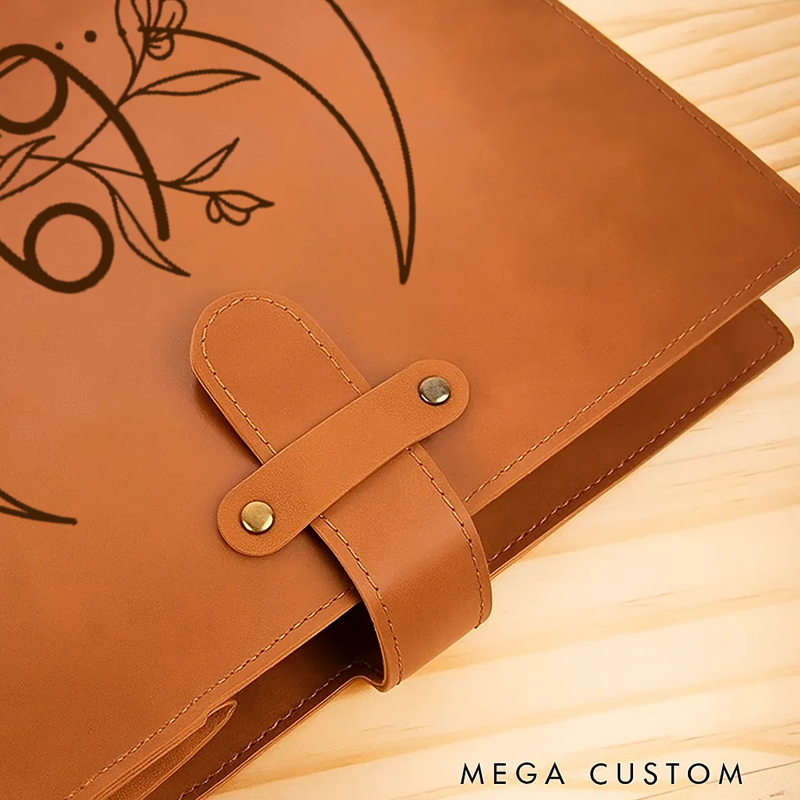 Personalized Zodiac Sign Custom Journal Birthday Gift With Name Month Zodiac Gift Journal Notebook Astrology Gift