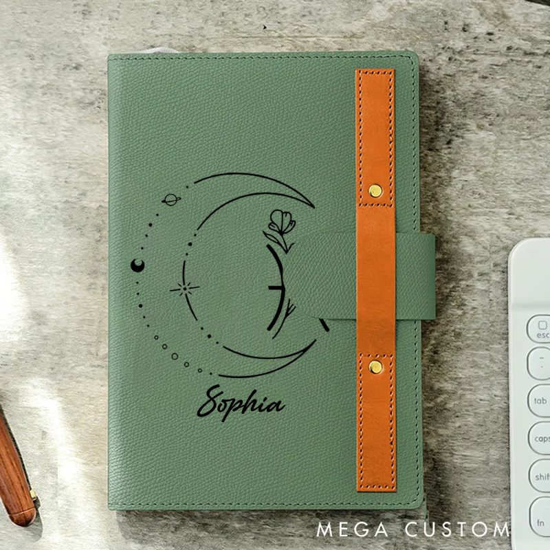 Personalized Zodiac Sign Custom Journal Birthday Gift With Name Month Zodiac Gift Journal Notebook Astrology Gift