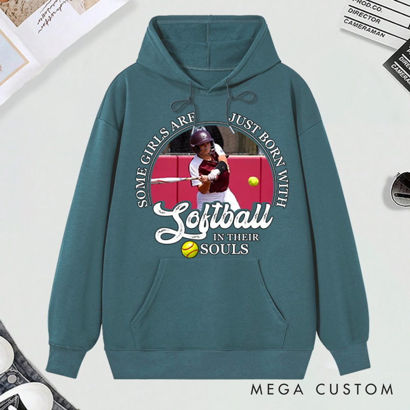 Personalized Sports Themed Hoodie with Custom Image and Motivational Design  