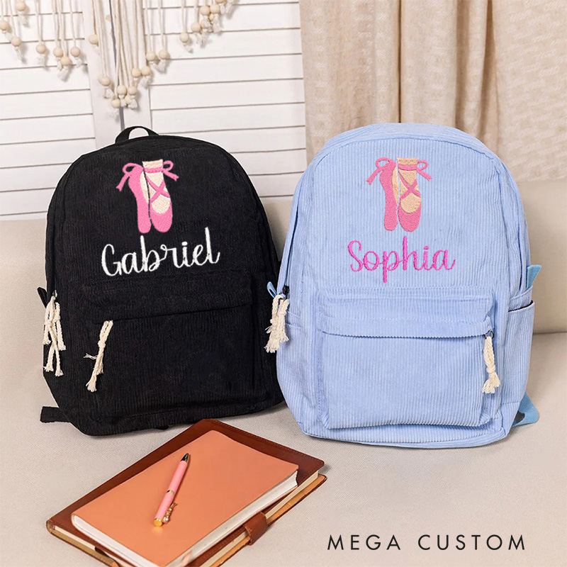 Personalized Dancer Ballerina Backpack Dance Bag Ballet Gifts for Girls Women Dancers