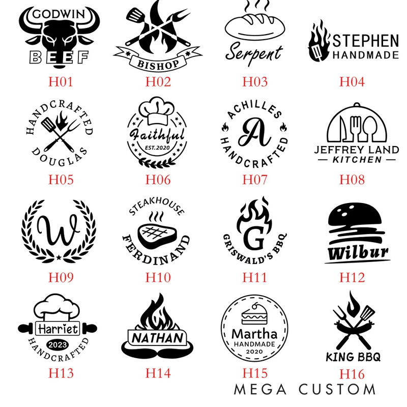 Personalized Branding Iron Stamp for Food with Name Burger Branding Stamp Hamburger Buns Branding Iron Christmas Gift for Baker Baking Lover Gift