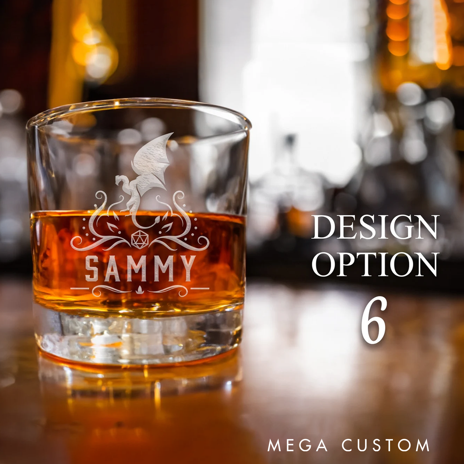 Personalized Gamers Whiskey Glasses Custom Game Lover Whiskey Glass for Role-Playing Game Enthusiasts Gifts