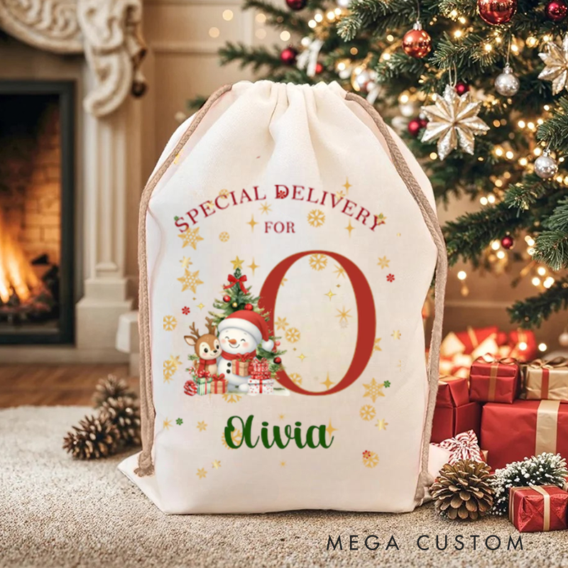 Custom Christmas Santa Sack Personalized Name Bag Customized Christmas Gifts