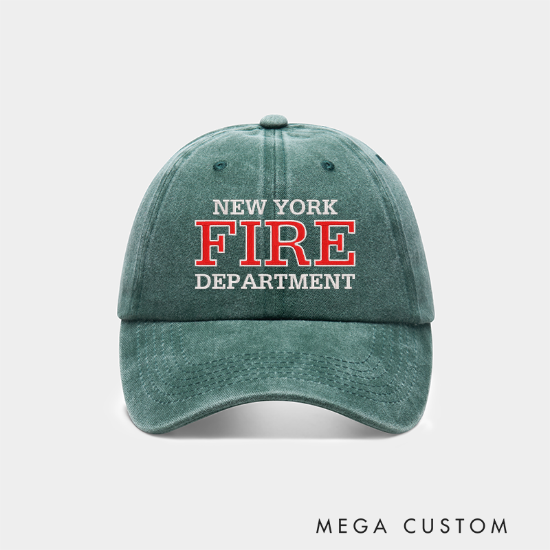 Personalized Firefighter Cap Embroidered Baseball Cap with Custom Firefighter Cap Design Thoughtful Gift for Firefighters