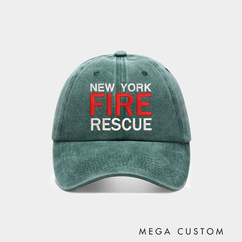 Personalized Firefighter Cap Embroidered Baseball Cap with Custom Firefighter Cap Design Thoughtful Gift for Firefighters