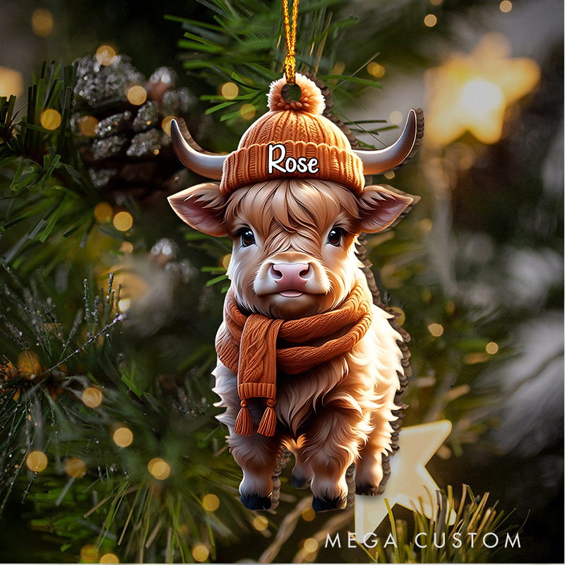 Personalized All I Want For Christmas Ornament