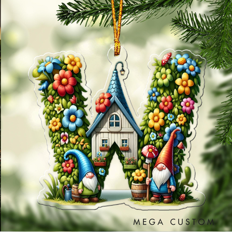 Personalized Any Letter Gnosis Christmas Ornament