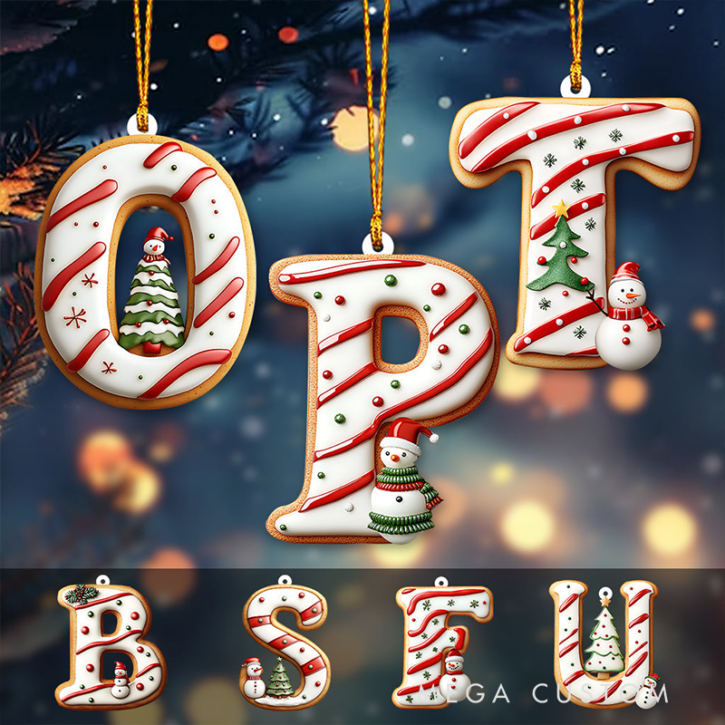 Personalized Kids Christmas Cake Ornament