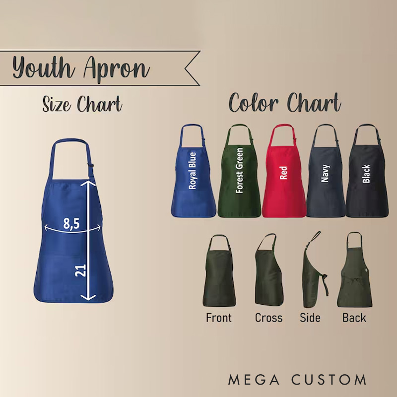 Personalized the Cookie Crew Apron Baking Apron with Name for Kids Family Baker Baking Lover Christmas Gift for Boys and Girls