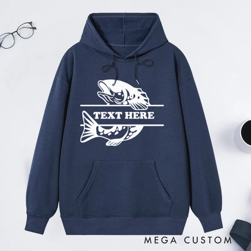 Personalized Fishing Hoodie Fishing Sweatshirt Fishing Gifts Comfortable and Warm Perfect for Fishing Trips Outdoor Adventures and Gifts