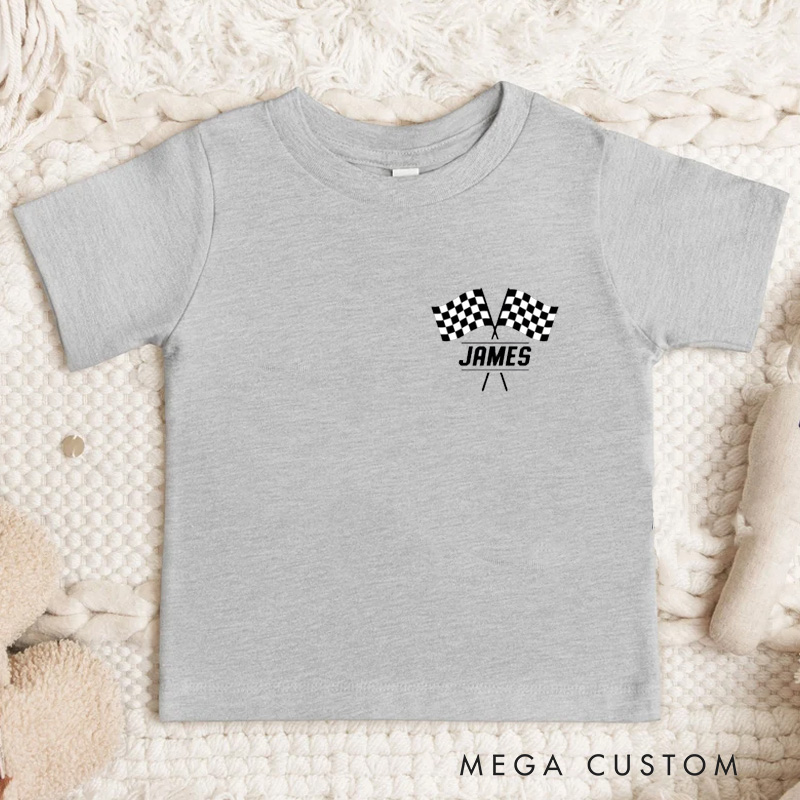 Personalized Pit Crew Shirt Matching Family Racing Birthday Shirt Motocross Shirt Pit Crew Checkered Flag Shirt Race Team Shirt