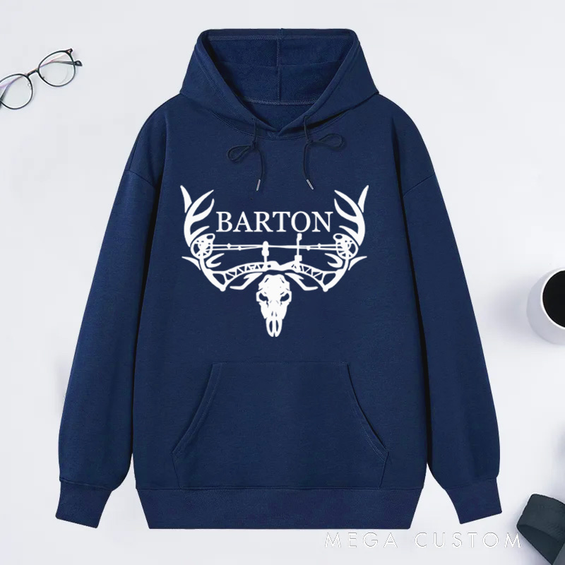 Personalized Bow Hunter Hoodie Hoodie Hunting Sweatshirt Archery Inspired Sweatshirt Outdoorsman Enthusiast Hoodie Gift for Hunting