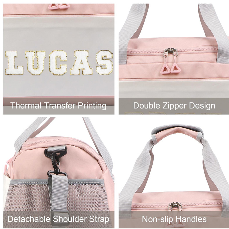 Personalized Name Duffel Large Bag Embroidered Travel Bag Monogrammed Yoga Duffle Bag Weekender Bag Gym Bag Hospital Bag Dance Bag Gift