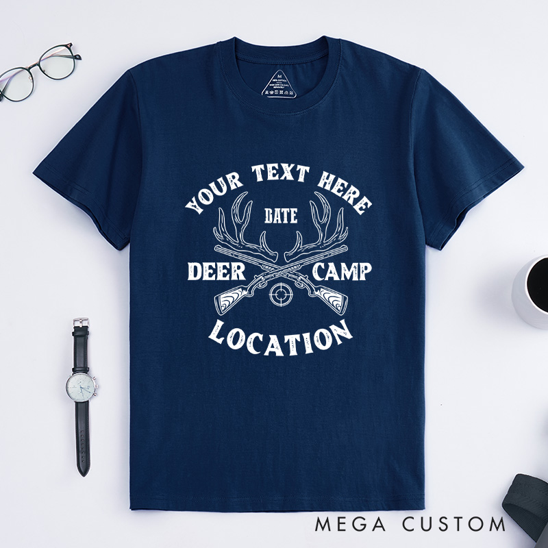 Personalized Hunting Shirt Deer Camp Shirt Deer Hunting Shirt Funny Hunting Shirt for Him Hunter Gift