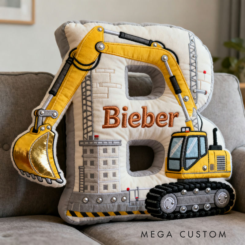 UniGift Personalisierte Bagger-Spardose – Keramik, 9.5x8 Cm, Mit Name/Nachricht, Geschenk Für Bauarbeiter & Kinder