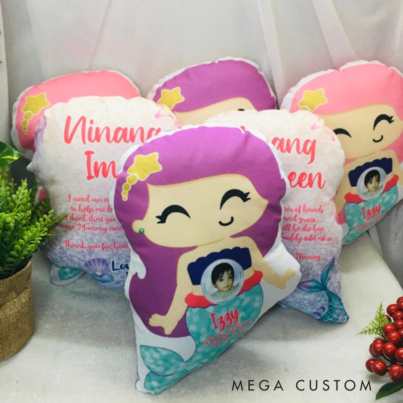 Personalized I Need an Extra Pair of Hands to Help Me Learn and Grow Pillow Christmas Gift for Kids