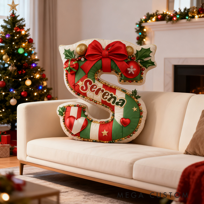 Personalized Colorful 26 Letters Pillow Personalized Alphabet Decor for Home