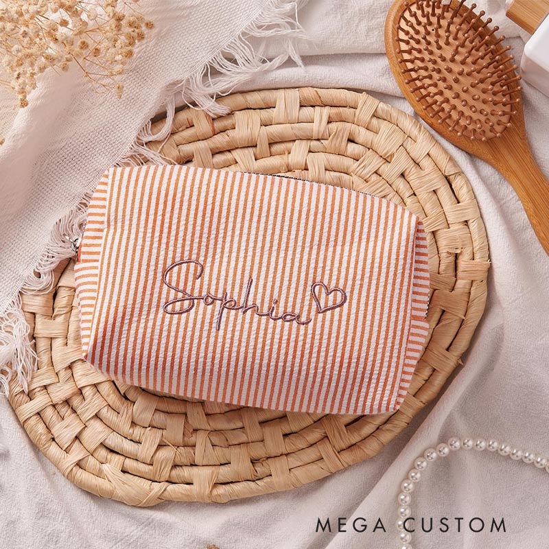 Personalized Monogrammed Toiletry Bag Makeup bag Travel Makeup Bag Large Capacity Storage Bag for Travel Lovers