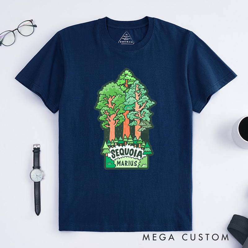 Personalized Hiker Girl T-Shirt Camping Adventure T-Shirt for Wanderlust Nature Travelers Outdoors Lover Gift