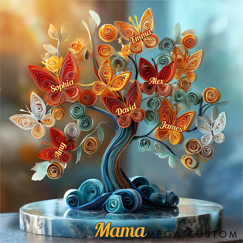 Personalized Mother Custom Shaped Acrylic Plaque Gift for Mom Grandma