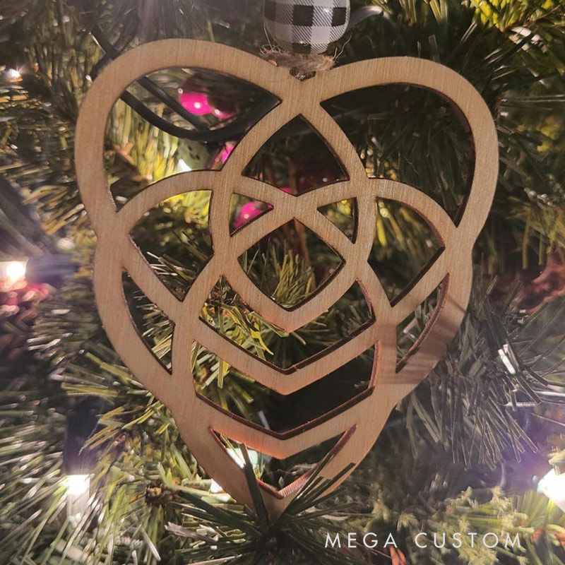 Personalized Celtic Heart Story Ornament Mother and Child Ornament Symbol of Eternal Love Motherhood Keepsake Unique Gift for Moms