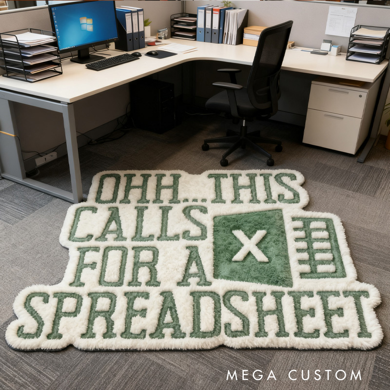 Personalized Data Management Enthusiasts Doormat Rug Office Room Decor Gift for Geek Nerd