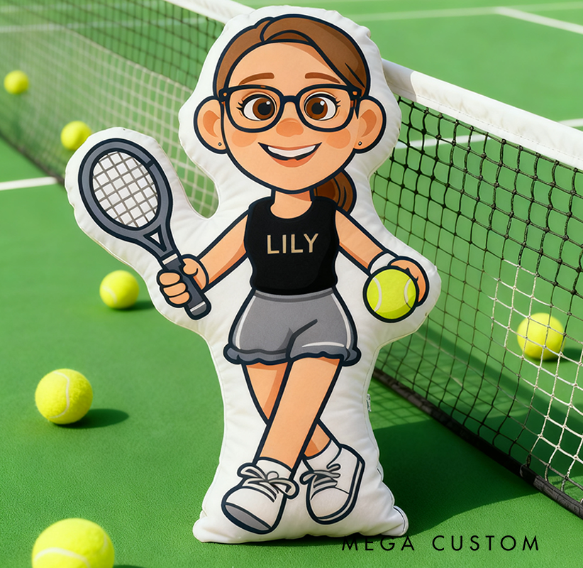 [Copy]Personalized Graphic3DPrint Tennis Letter Pillow with Custom Name for Sports Lovers