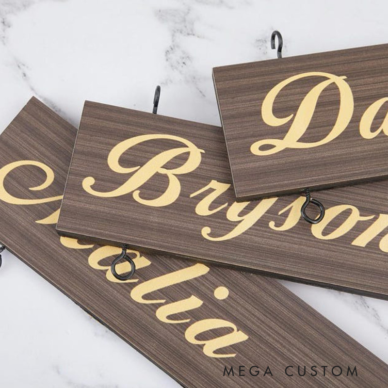 [Copy]Personalized Mini Windmill Theme Wooden Name Plate Housewarming Gift Family Gift
