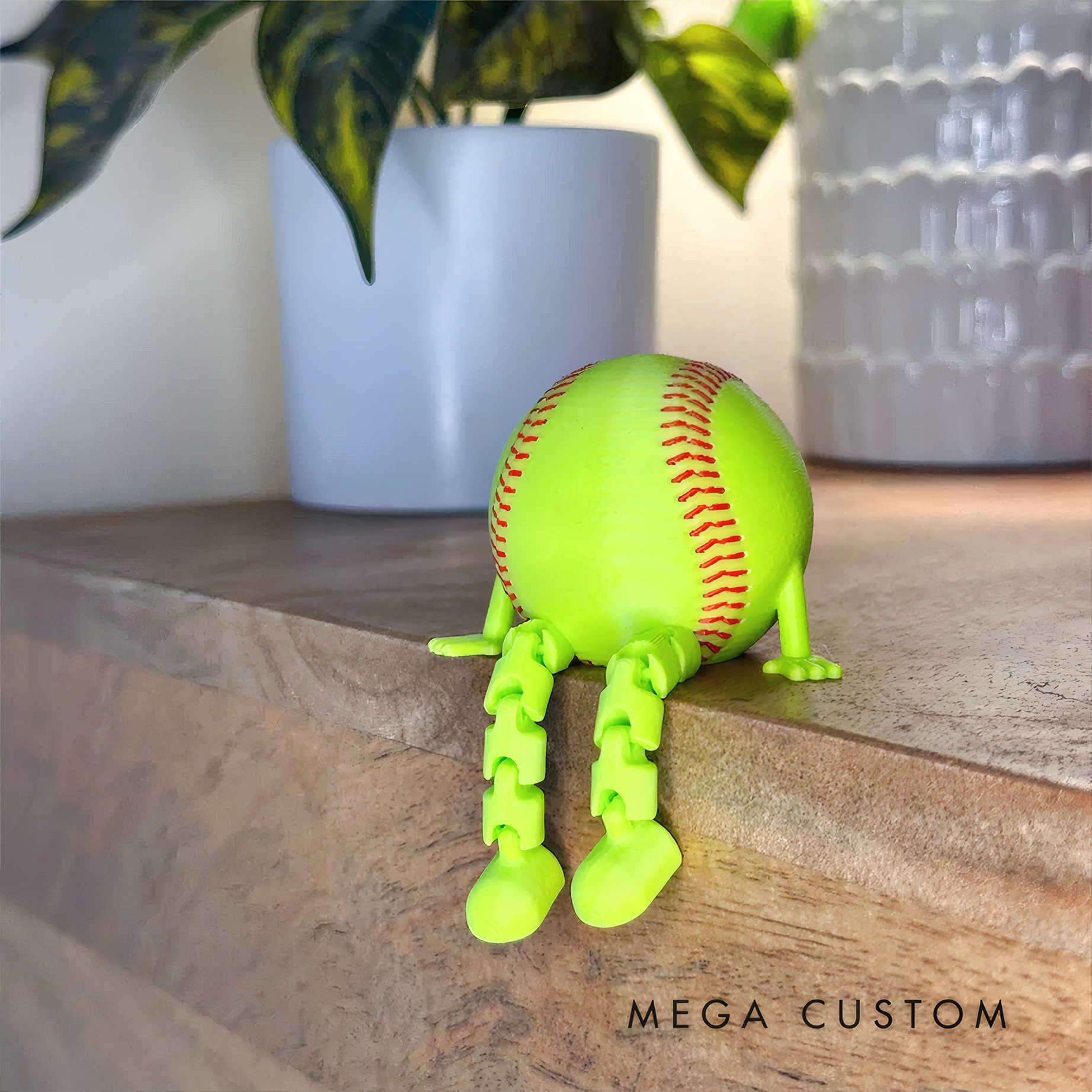 Personalized Basketball Football Volleyball Sports Ball Themed Figurines Creative 3D Printed Decorations