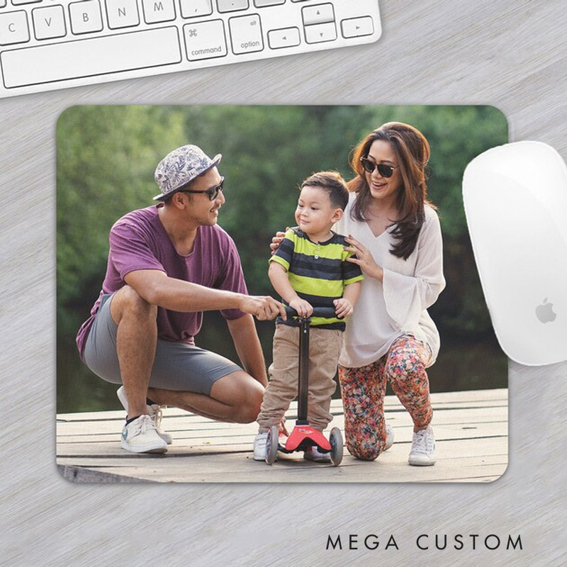[Copy]Personalized Mouse Pad Custom Family Photo Mousepads Unique Keyboard Accessory Desk Decor Aesthetic Coworker Gift Custom Office Gift