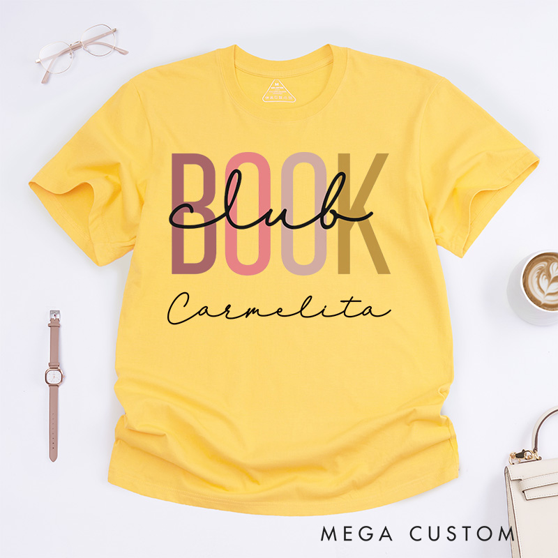 Personalized Book Club Classic T-Shirts Booktrovert Shirt Book Lover Shirt Bookish Gift Book Lover Gift Funny Reading Shirt Reader Gift