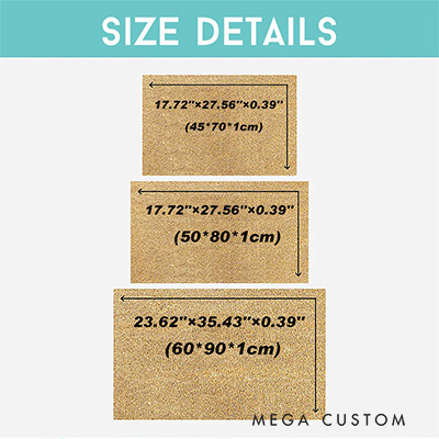 Personalized Doormat Custom Door Mat With Family Name New Home Gift Housewarming Gift a Stylish Entrance First Home Gifts Christmas Gift for Family