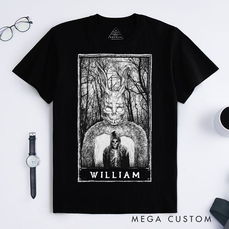 Personalized Tarot Lovers Classic T-Shirts The End Tarot Card T-Shirt Gothic Style Trendy Streetwear
