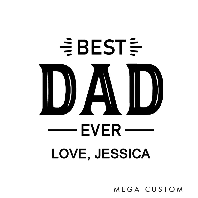 Personalized Apron for Dad Best Dad Ever Perfect Housewarming or Father’s Day Gift for Cooking Grilling Baking Gift for Dad