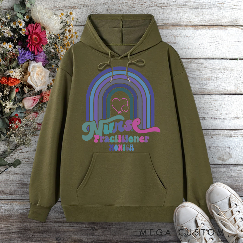 Personalized Hoodies for Nurse Practitioner Care in Every Hue Design Hoodies International Nurse Day Gift