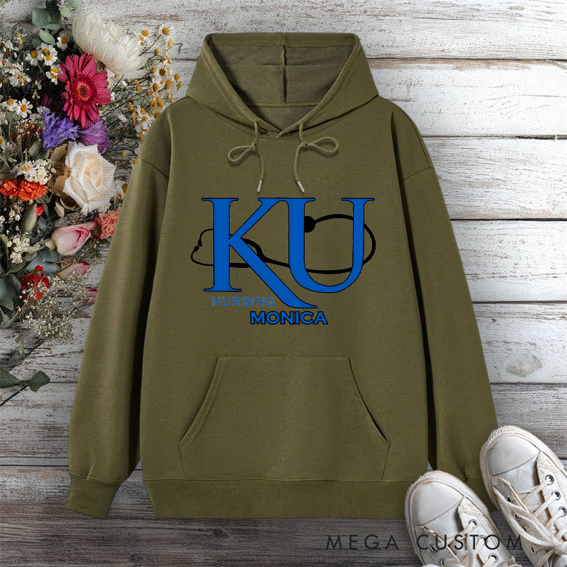 Personalized Hoodies for Nurse KU Nursing Excellence in Care Design Hoodies International Nurse Day Gift