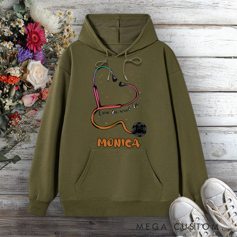 Personalized Hoodies for Nurse Livin' the Scrub Life Design Hoodies International Nurse Day Gift