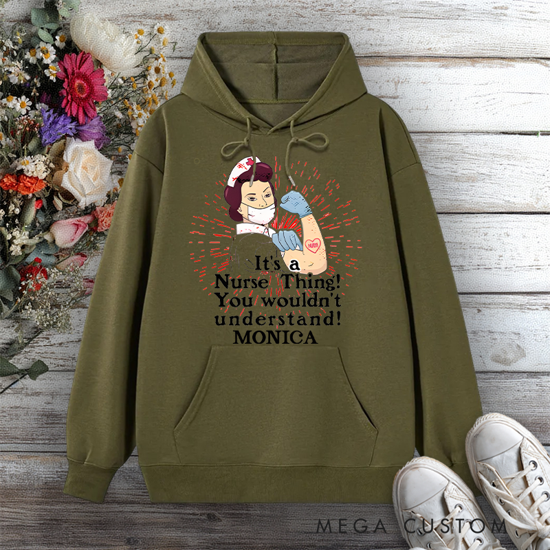 Personalized Hoodies for Nurse It's a Nurse Thing You Wouldn't Understand Design Hoodies International Nurse Day Gift