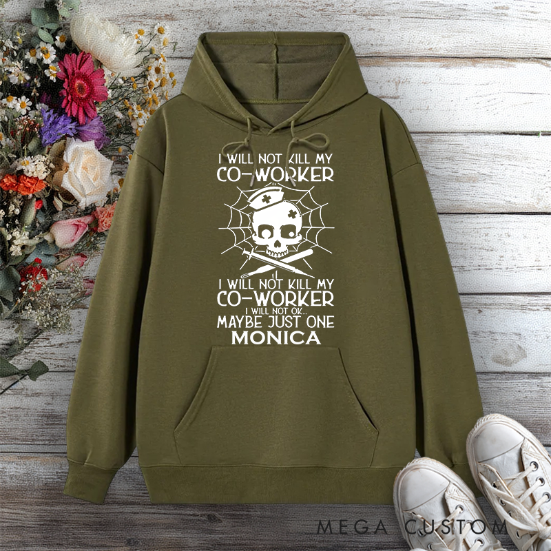 Personalized Hoodies for Nurse I'm Sorry the Nice Nurse Is on Vacation Design Hoodies International Nurse Day Gift