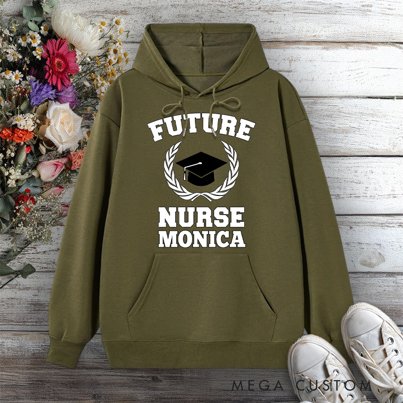 Personalized Hoodies for Nurse Future Nurse Design Hoodies International Nurse Day Gift