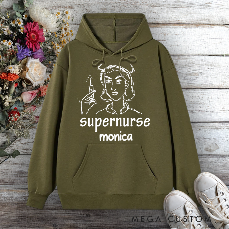 Personalized Hoodies for Nurse Super Nurse Design Hoodies International Nurse Day Gift