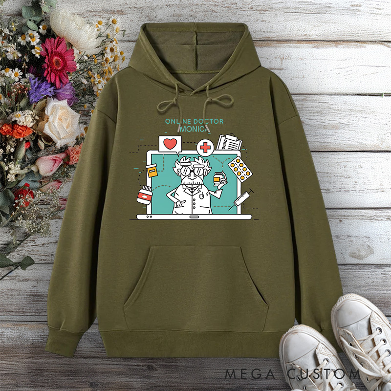 Personalized Hoodies for Nurse Online Doctor Design Hoodies International Nurse Day Gift
