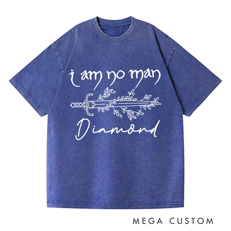 Personalized I Am No Man Washed T-Shirts Reading Fandom Shirt Book Lover Tshirt Literature Shirt Fantasy Book Shirt Fantasy Reader Gift